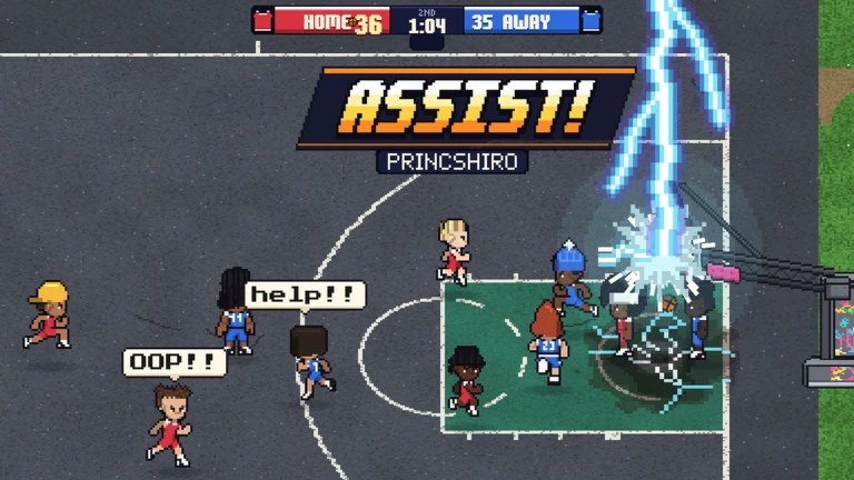 Pixel Basketball gameplay screenshot