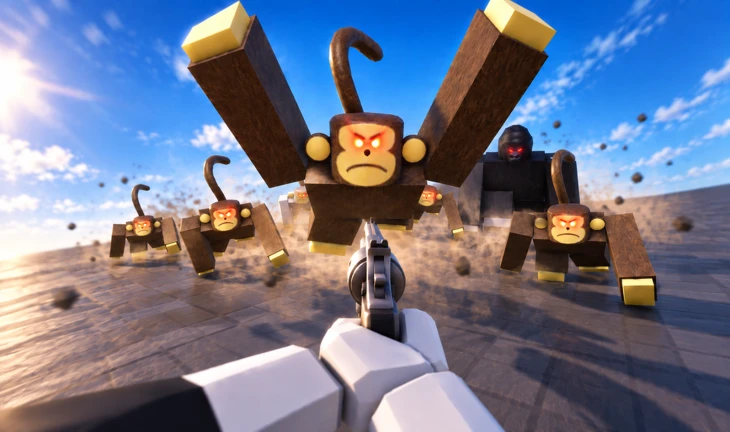 Survive a Million Monkeys gameplay screenshot